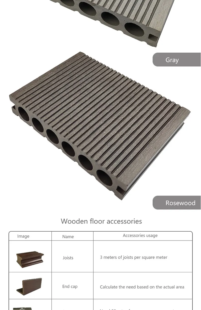 Wholesale Outdoor WPC Decking Tile Swimming Pool Piazza Plastic Wood Flooring in China