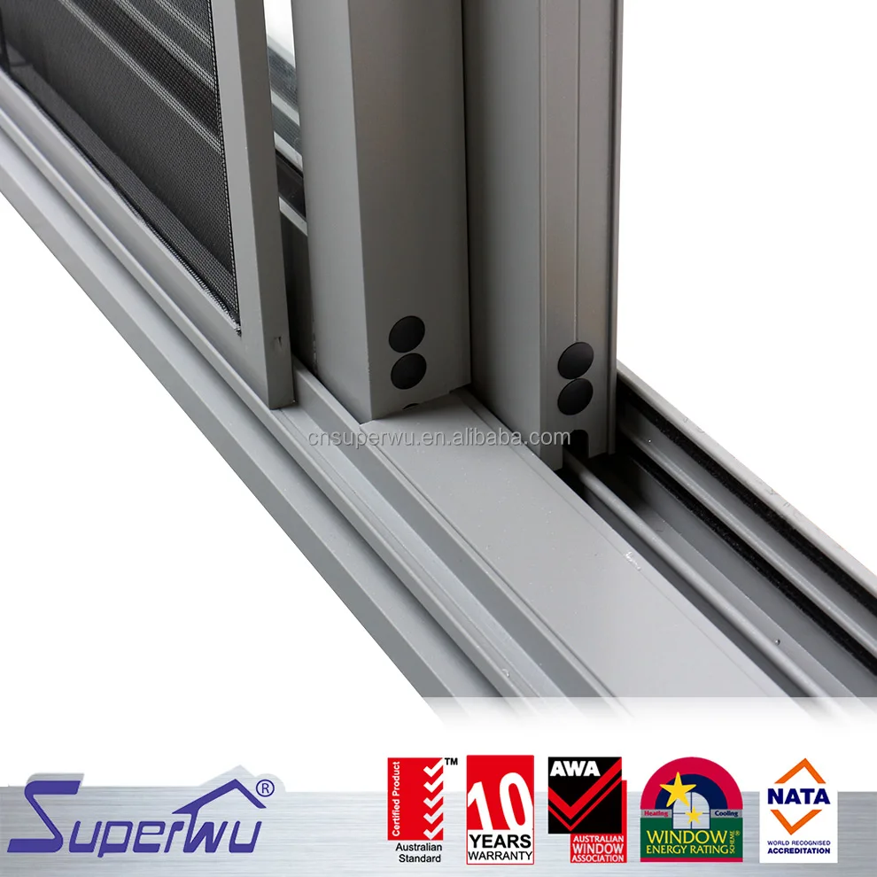 American impact proof aluminium two ways opening sliding window