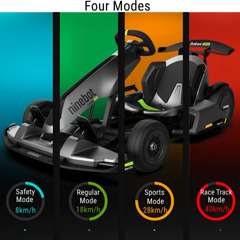 EU STOCK Ninebot от Segway Electric GoKart Pro 4800 Вт для детей и взрослых на открытом воздухе гоночный педаль Go Karting самобалансирующийся