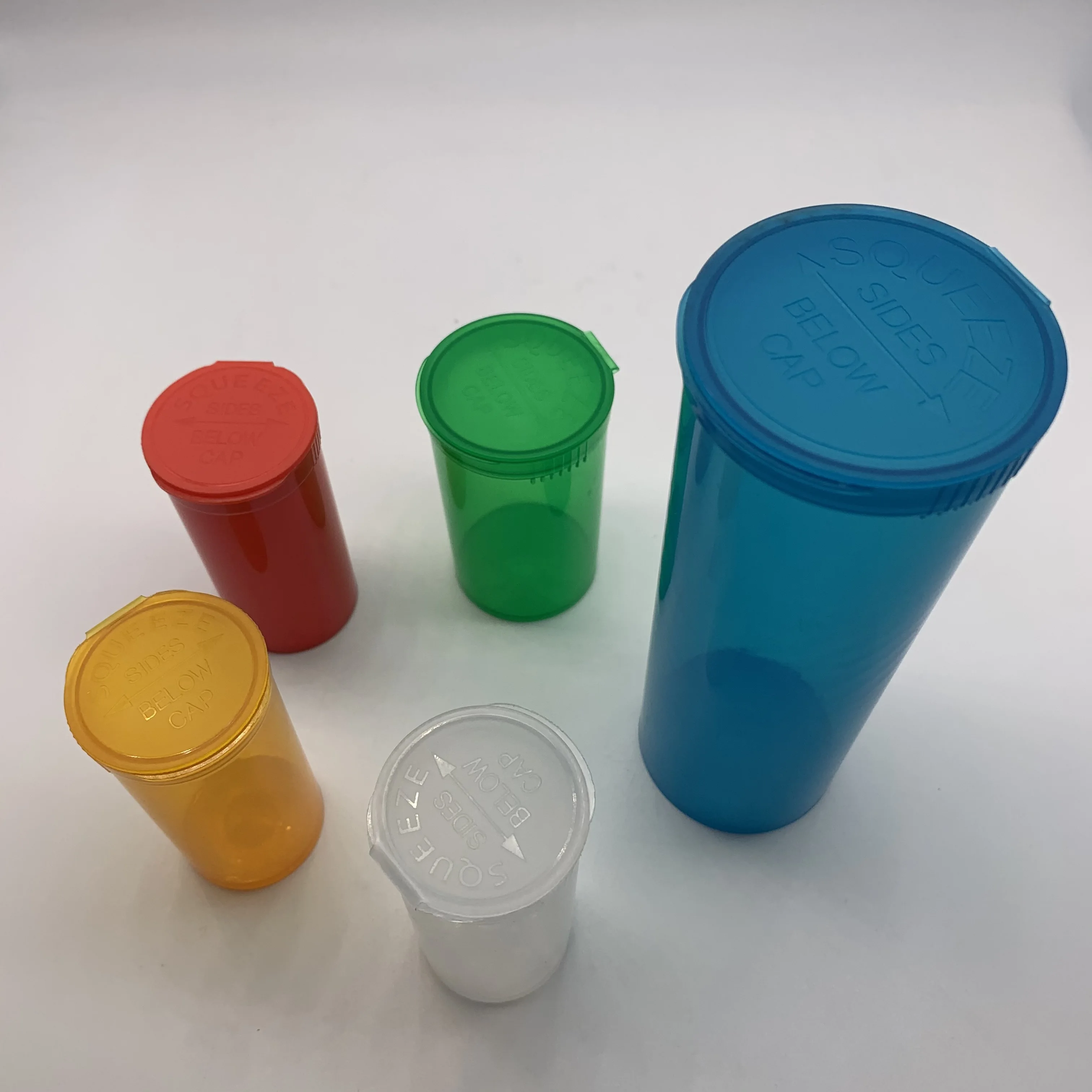 30 Dram Pop Top Container, Pill Box Container, Pill Herb Bottle