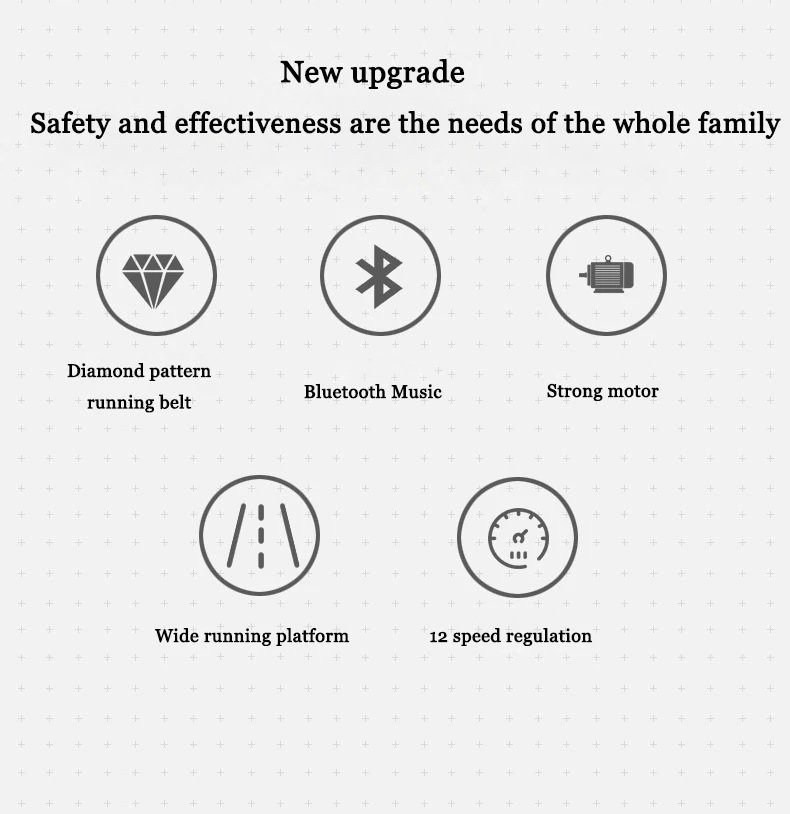 K&b Home Multifunctional Running Machine Folding Commercial Treadmill