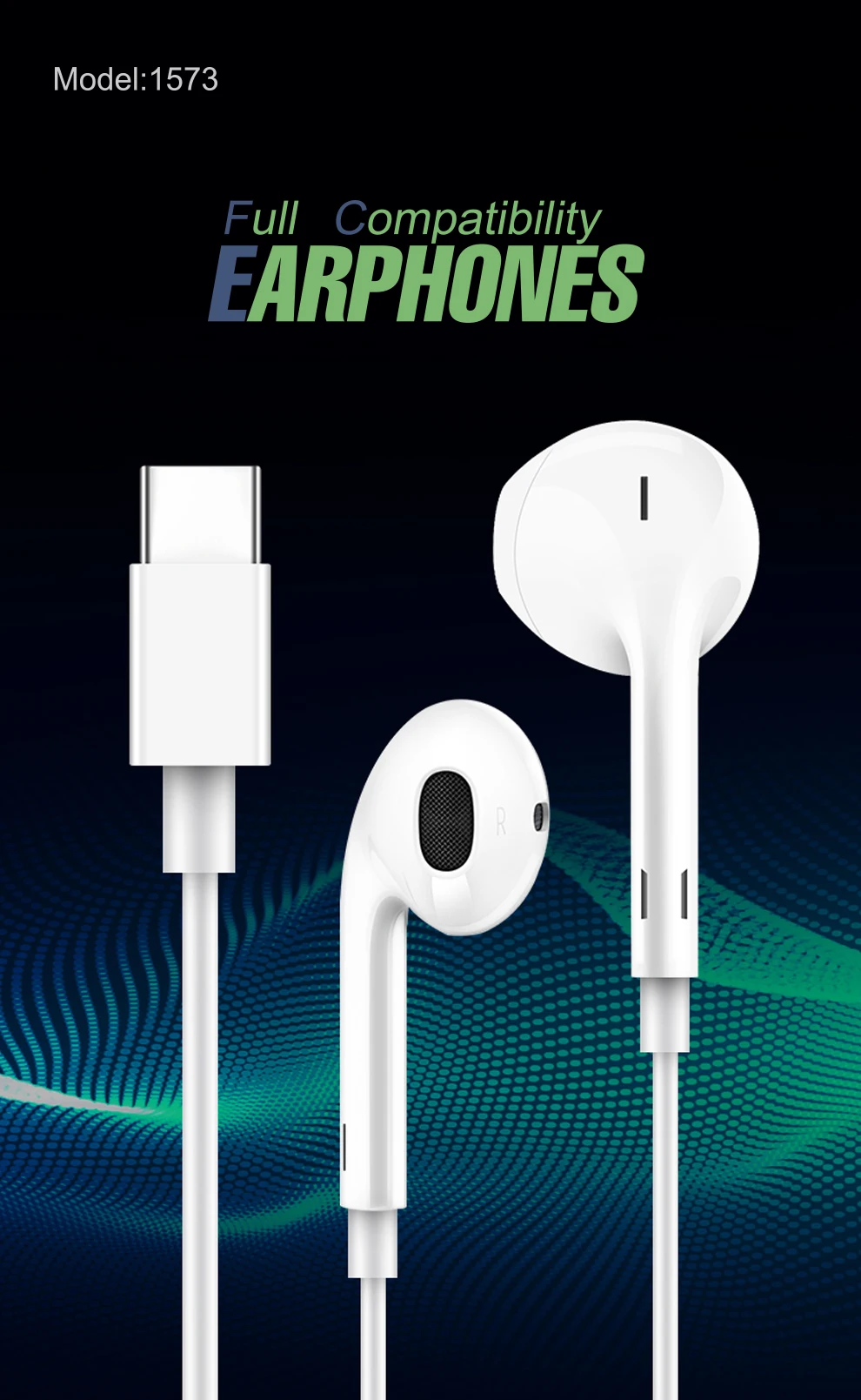wired Headphone,Wired Earphone Earbuds 
