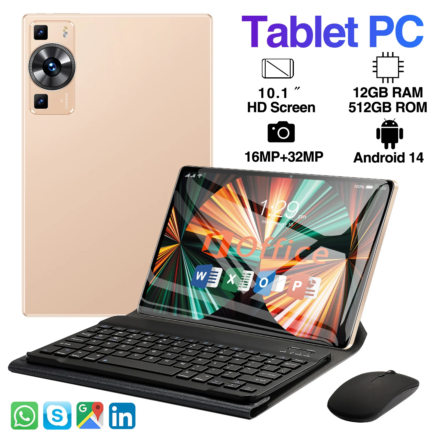 Android 14 タブレットPC 11インチ MTKプロセッサー 2SIM対応