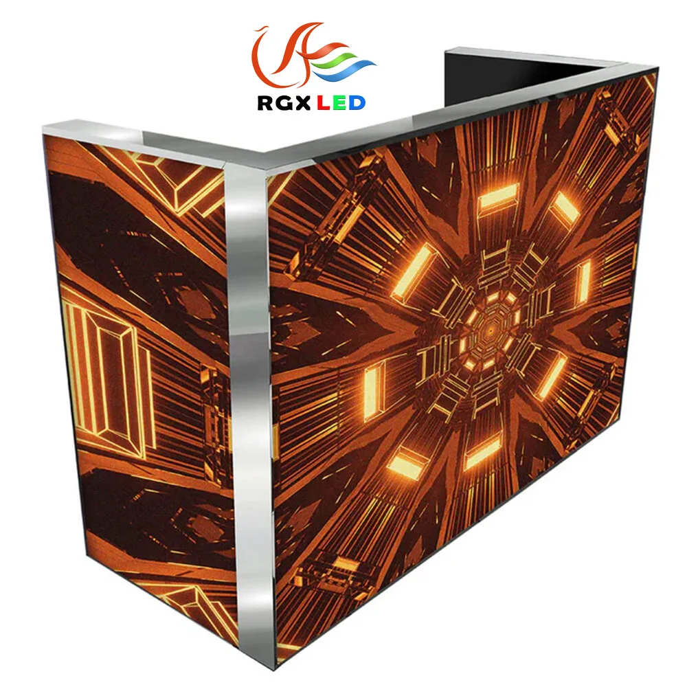 GOB Waterproof LED Module Indoor Outdoor Led Screen Customized KTV Dj Table Booth Led Display for Disco and Bar Stage Decoration