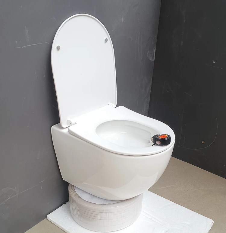 Sanitary Ware Wall-hung Toilet Wc Bathroom P-trap Washdown Ceramic Wc Toilet Wall Hung Toilet