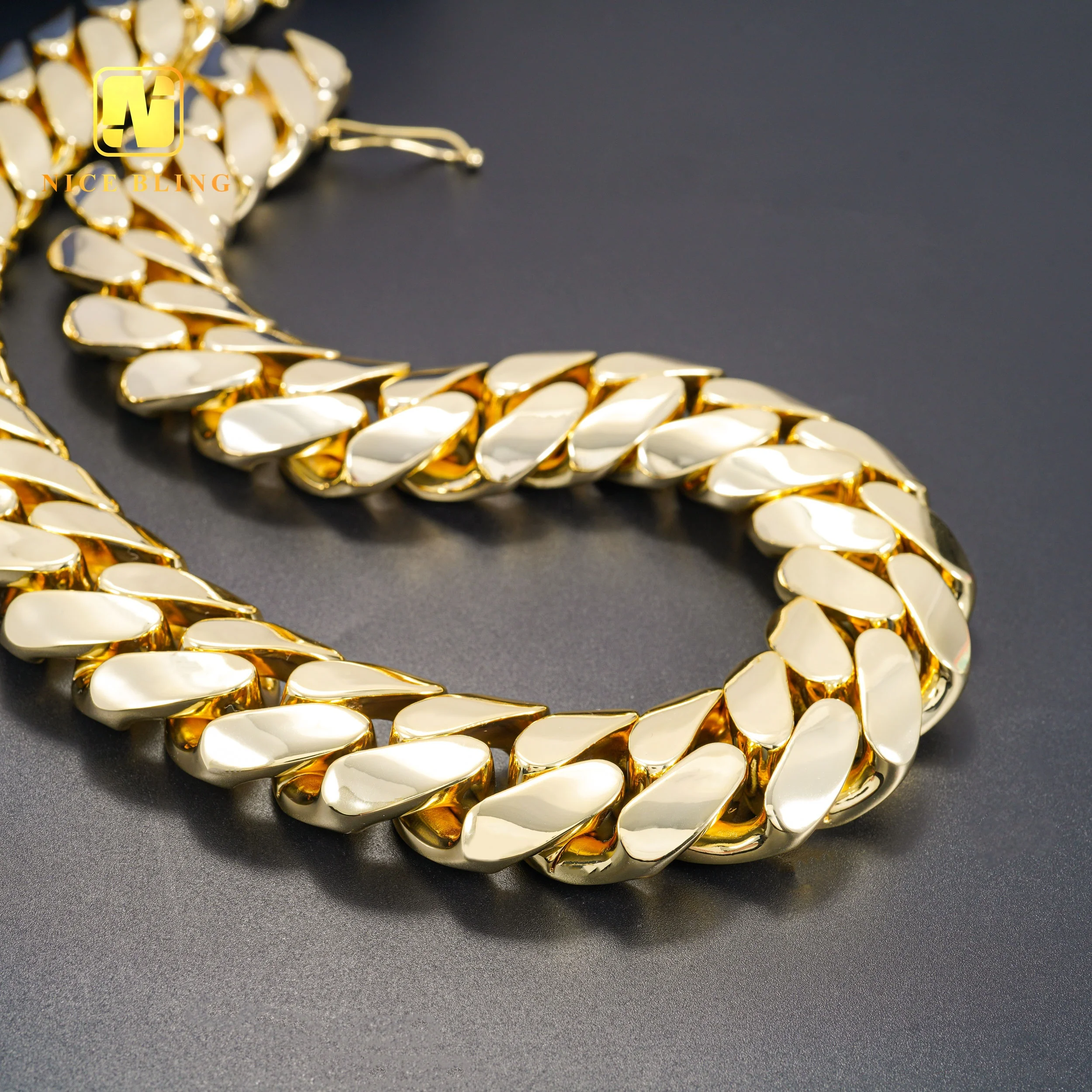 Jaxxon Chain For Men GKNET 6-21mm Stainless Steel Miami Cuban Link