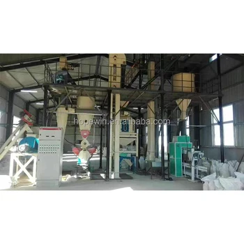 Manufacturers Customized Complete Cattle Sheep Chicken Feed Pellet Production Line Provided HOPE 40 Feet Container 2 Ton/h 10000