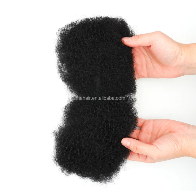 KAMA Wholesale Virgin Brazilian Remy Afro Kinky Human Hair Bulk for Crochet Braids Can Be Bleached and Dyed