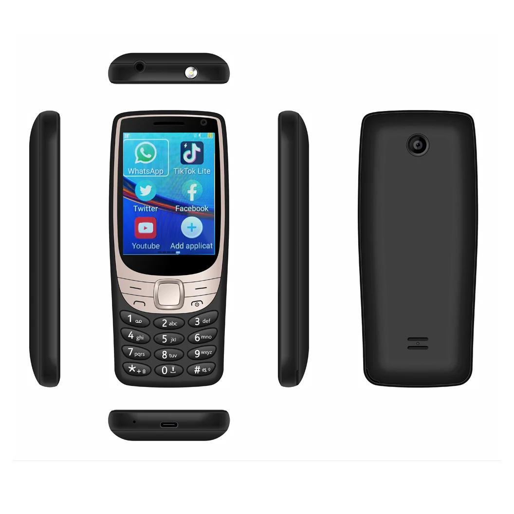 Custom 4G Android Feature Button Phone with Whatsapp