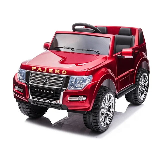 三菱パジェロ公式ライセンス 電動乗用玩具車 4x4 キッズ向け 2人乗り