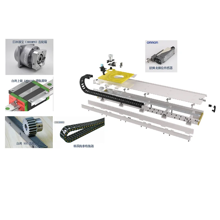 Cobot Robot With 1200KG Payload and 2600MM Reach Linear Guide Rail As Collaborative Robot for Welding