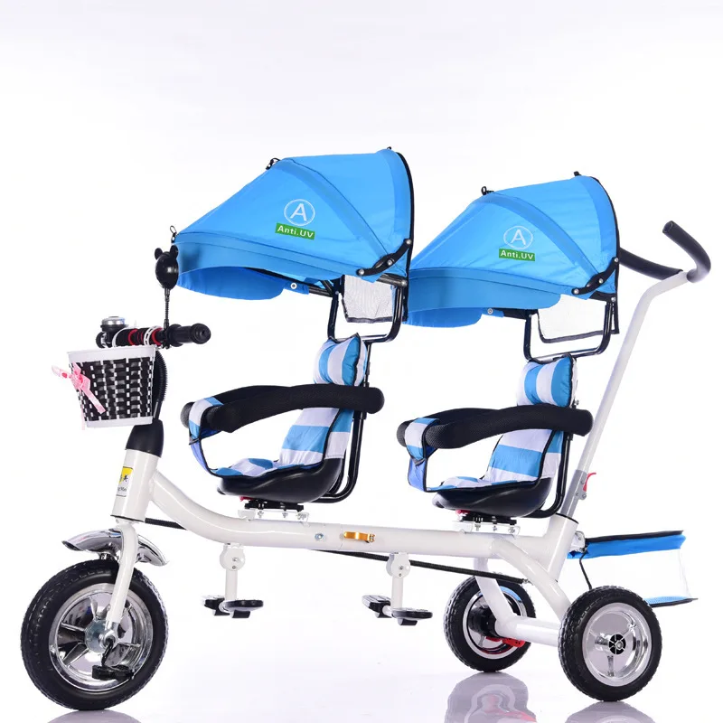 double seat baby tricycle