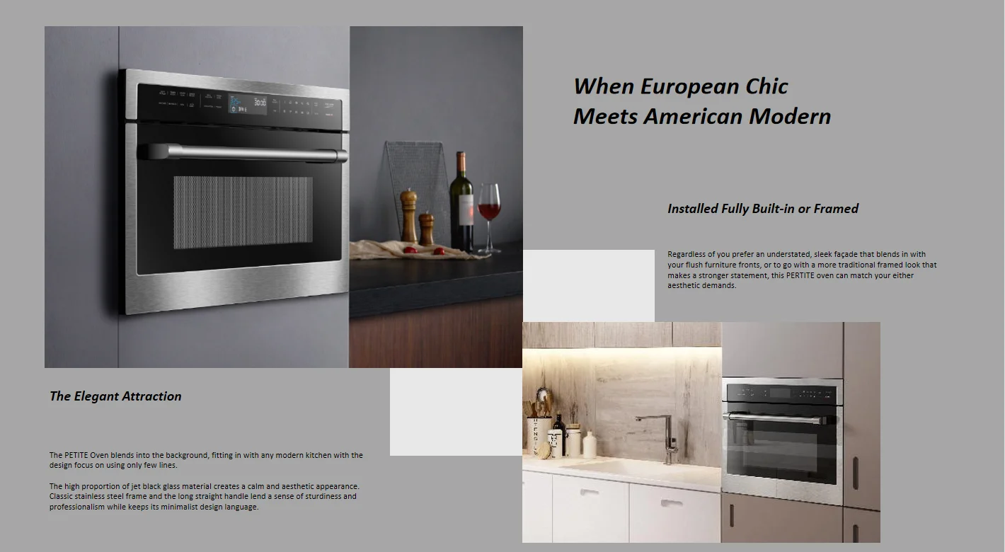 Full Stainless Steel 25l Built In Microwave Oven With Big Capacity