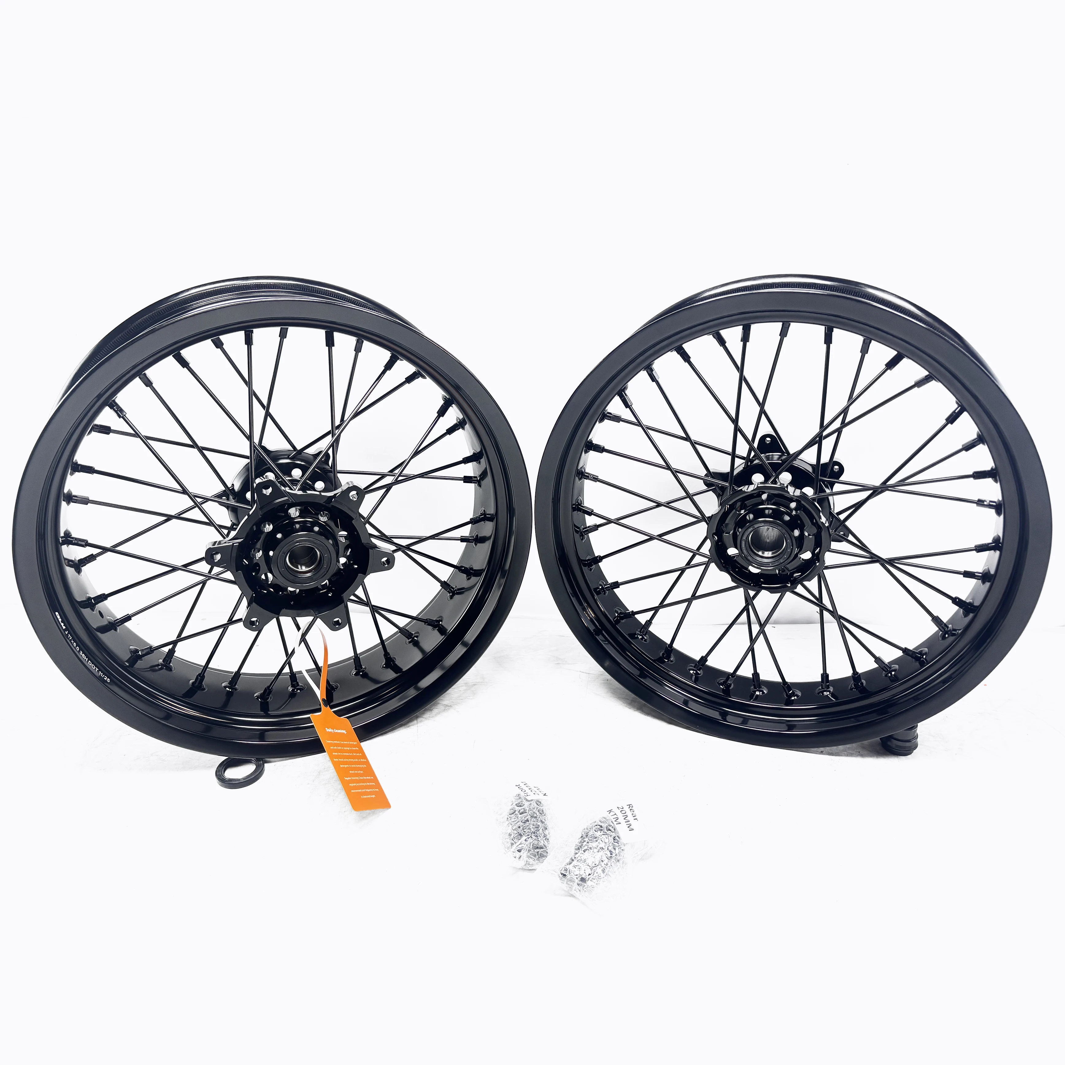 New All Black 17 Inch Aluminum Alloy GasGas EC Supermoto