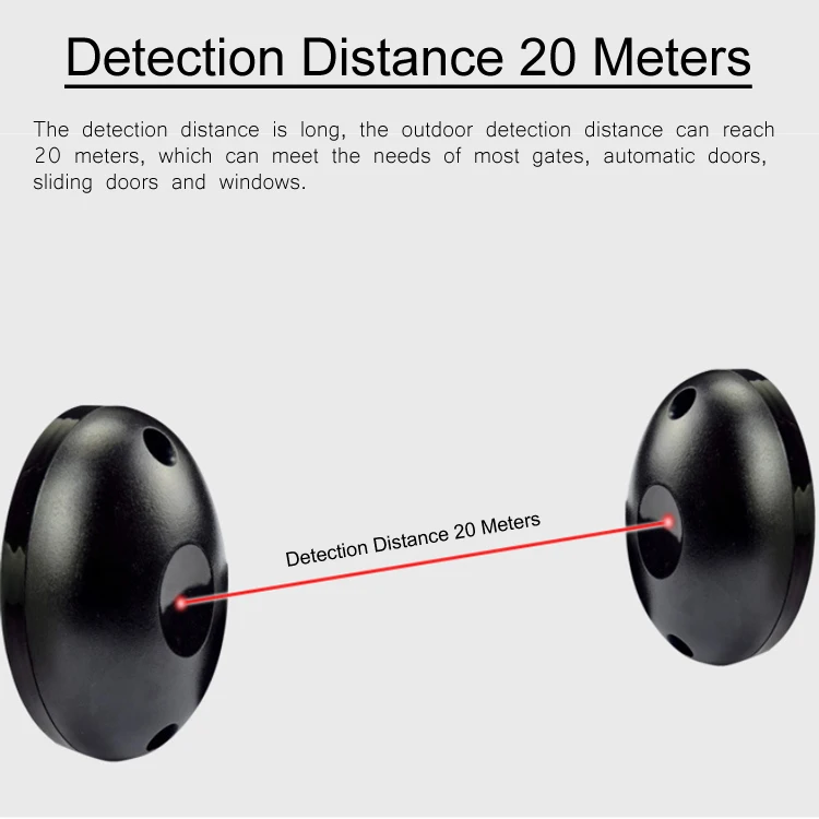 3 beams infrared sensor waterproof, active detector