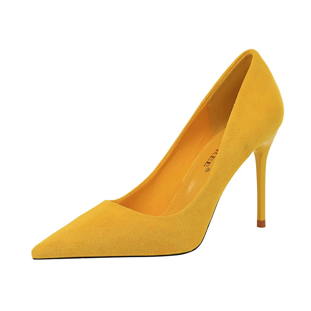 Mustard yellow pumps best sale