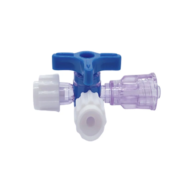 Push Button Plastic Air Miniature Additional Inflation Medical Luer Lock Check Valve