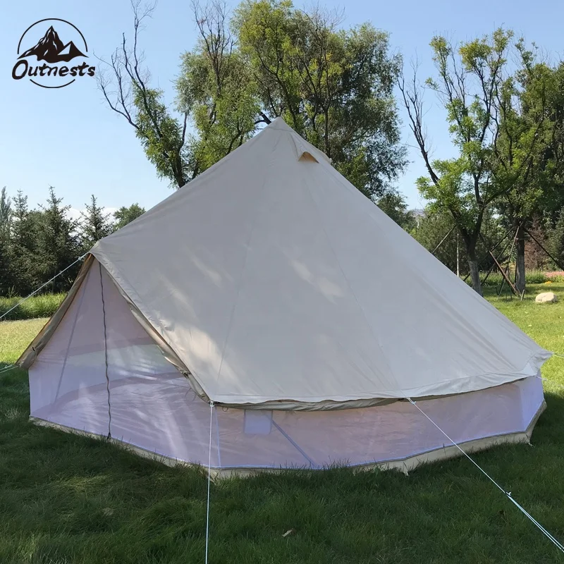 Safari Camping 3meter bell tent ベルテント China Cotton Canvas Bell Tent Safari Bell Tent 3m Glamping