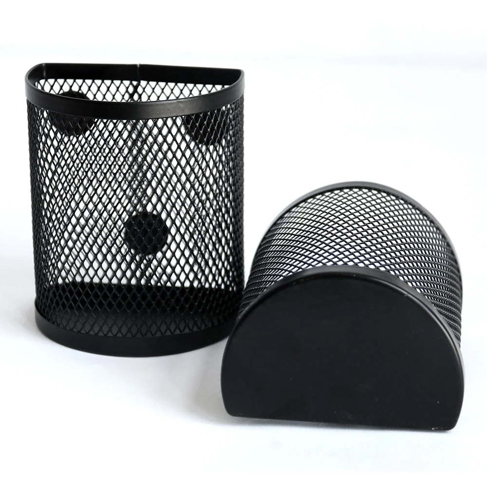 Office Supplies Desktop Storage Hanging Wire Mesh Metal Whiteboard Magnetic  Pen Pencil Holder for Whiteboard