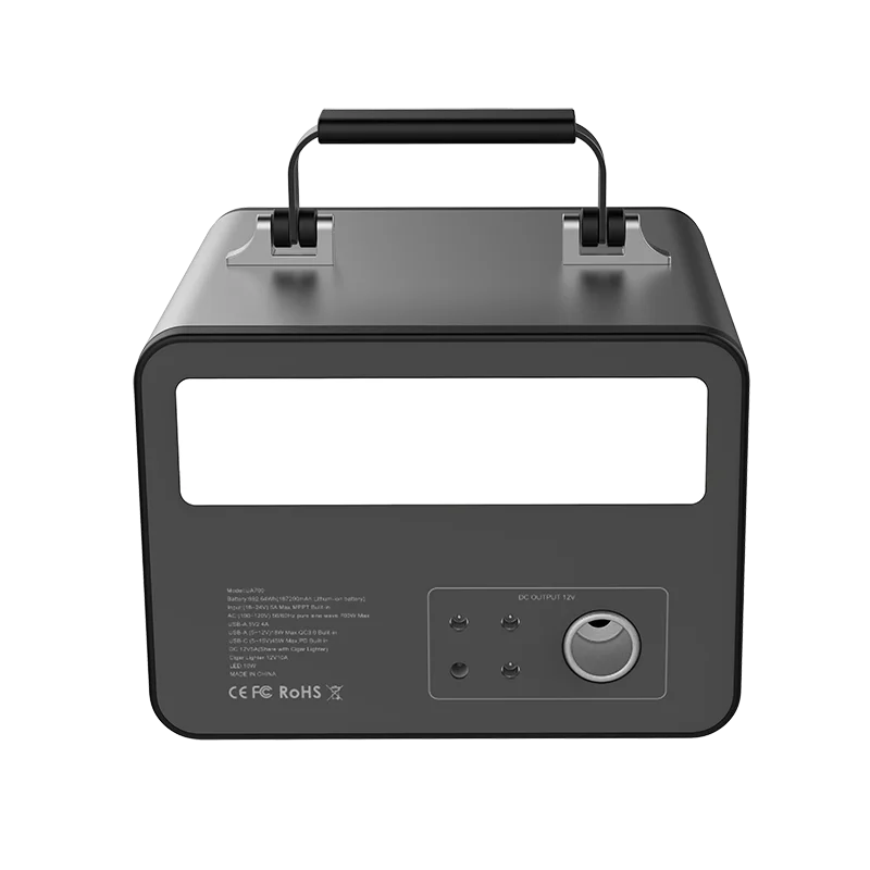 High capacity outdoor Portable solar rechargeable 500wh/135000mAh Lithium Battery power stationn portable solar generator