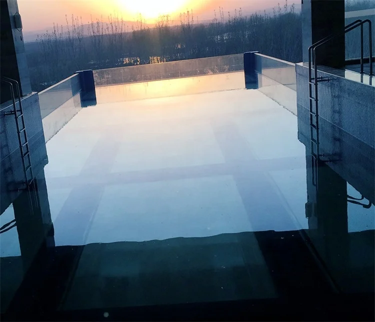 customized clear acrylic sheet panel glass for outdoor wall swimming pool manufacture