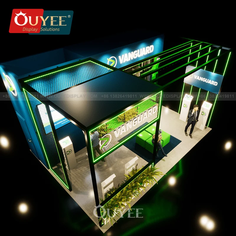 Custom Booth Design - Recyclable Exhibits & LED Lighting
