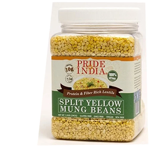 Split Yellow Mung Beans (3.3 LBS, 1497 gms)