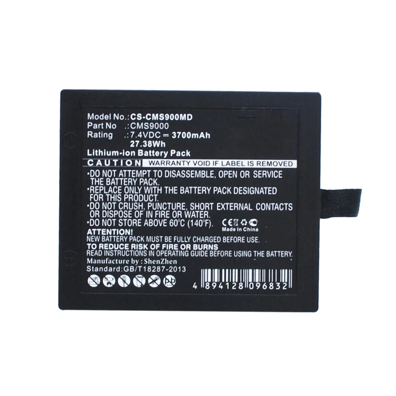 7.4V 3700mAh Medical Battery For CONTEC CMS9000
