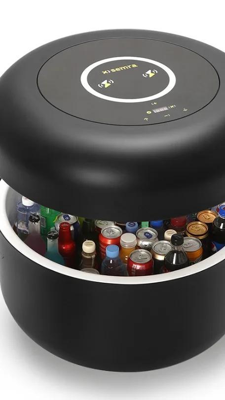 Semraノベルデザインスマートテーブル、冷蔵庫インタラクティブ