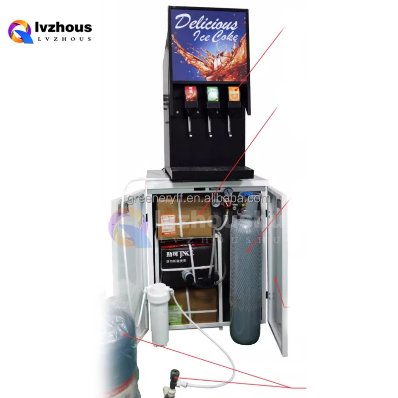 マクドナルドポストミックスソーダ噴水飲料ディスペンサーコーラ製造機