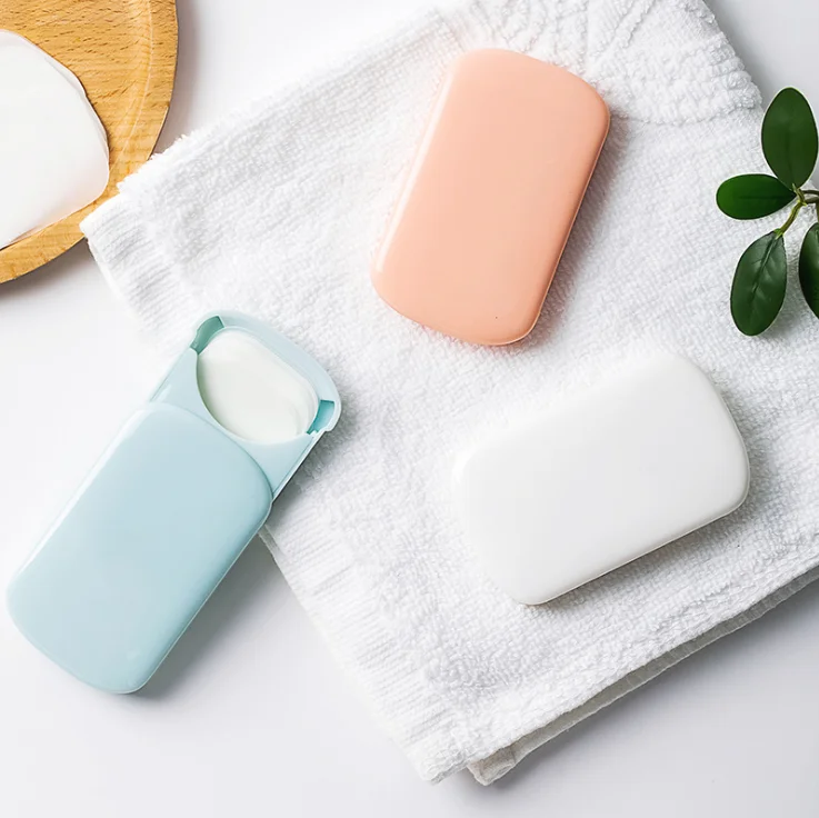 Portable Disposable Travelling Hand Washing Paper Soap Custom Portable Travel Paper Soap Wholesale