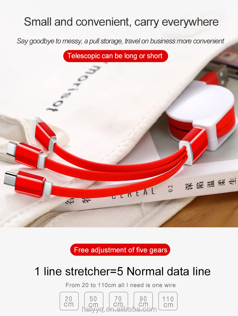 OEM ODM magnetic fast charging luminous l 3 in 1 charger 3-in-1 usb cable - ANKUX.COM