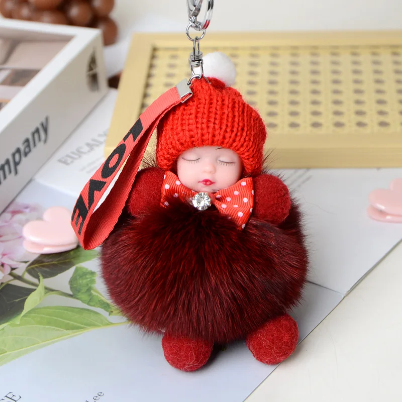 XM-funny Creative resin doll bulldog key chain creative personality car key  chain bag pendant small accessories special gift - AliExpress