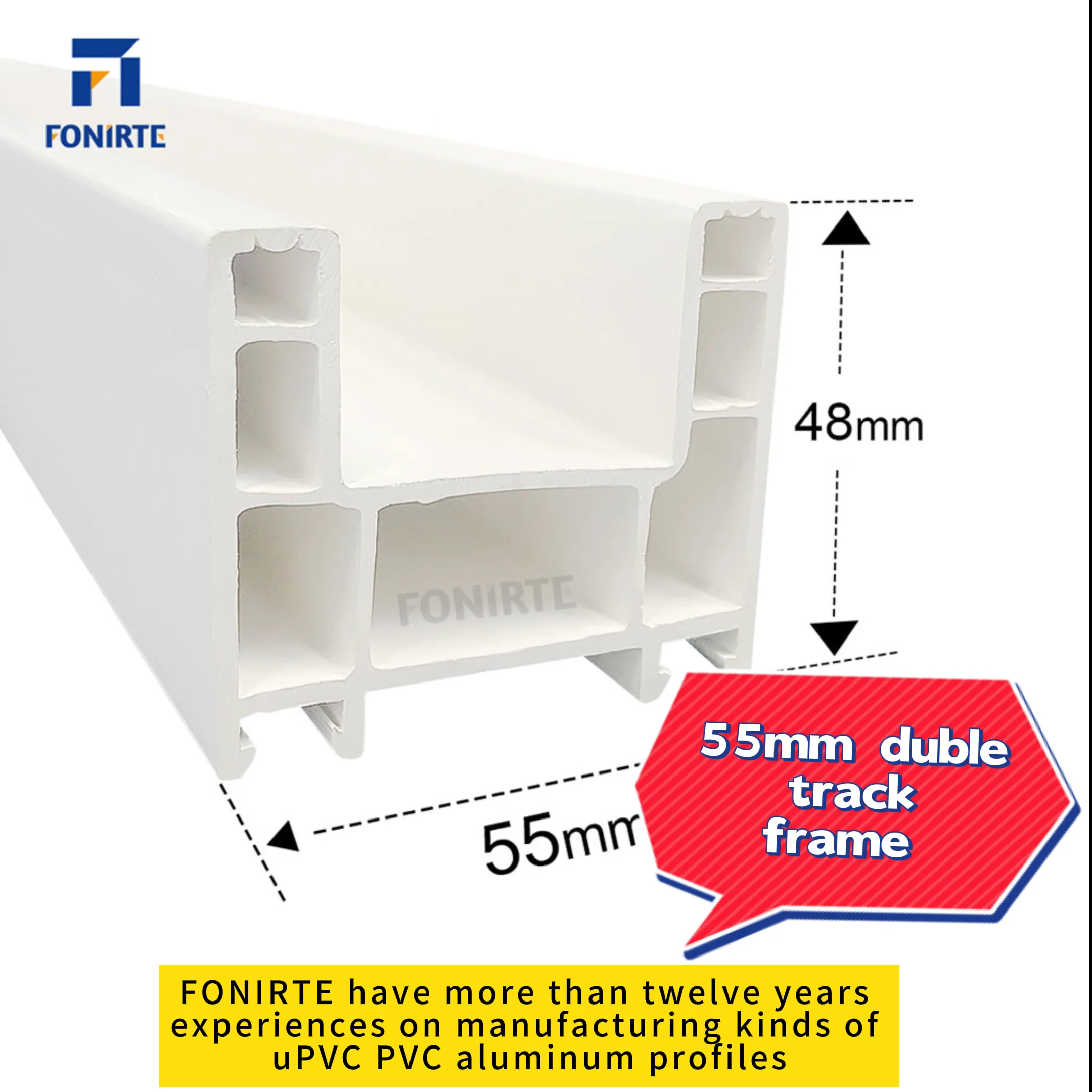 Window Plastic Profile Manufacturer Upvc Panel Profile Construction