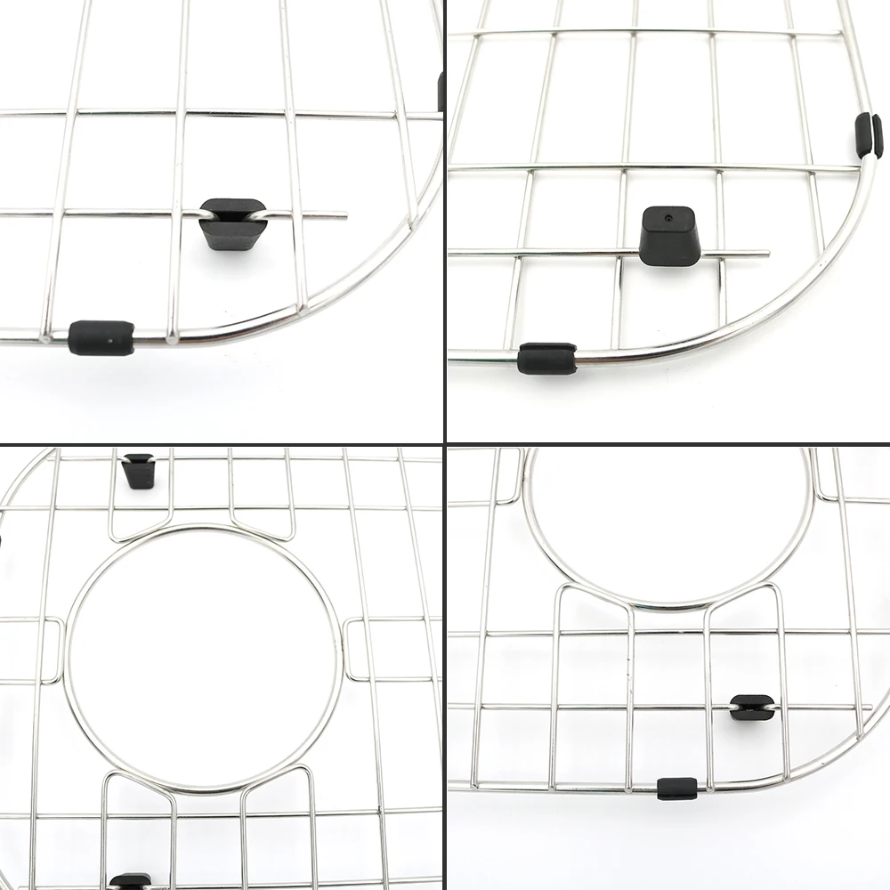 Factory Stainless Steel Rectangular Kitchen Sink Bottom Grate Sink