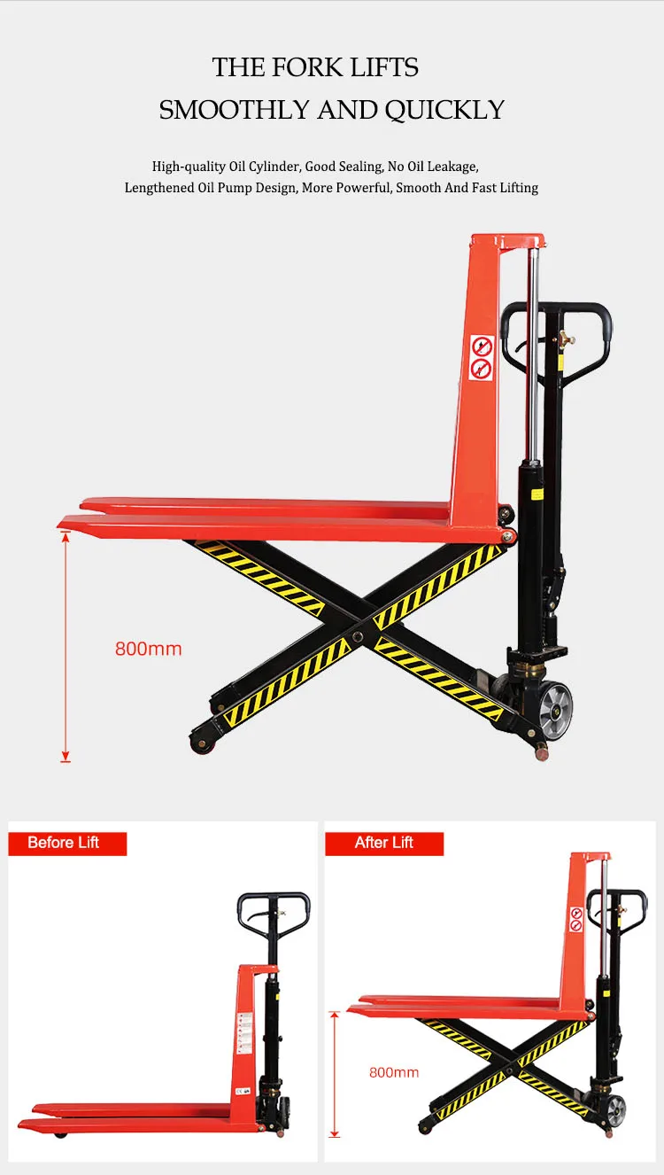 Scissor Lift Truck Single Lift Table Heavy Duty Hydraulic Scissor Lift Truck For Sale Direct