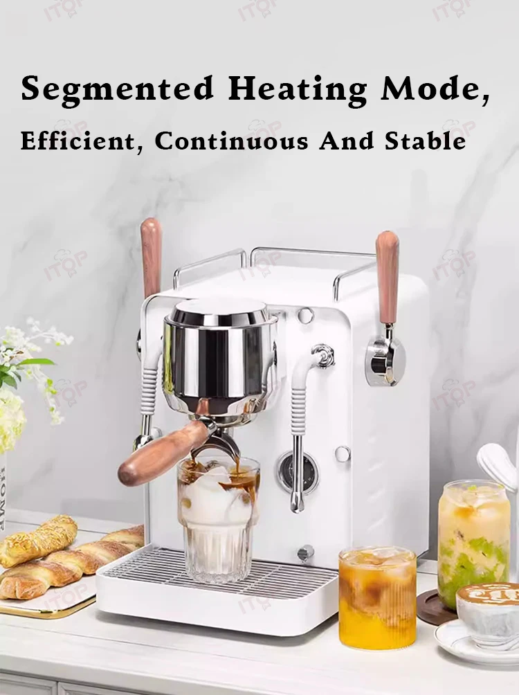 High End Stainless Steel 15bar Italian Coffee Makers Commercial