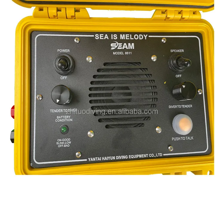Deep Sea Dive Equipment Two Divers Communicator Communication System, View underwater