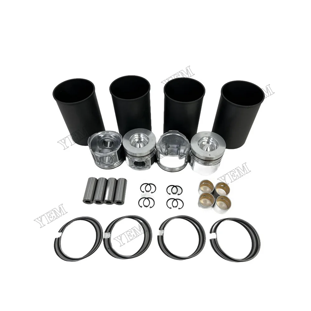 Cylinder Liner Kit Compatible for Hino N04C Engine Parts High Quality