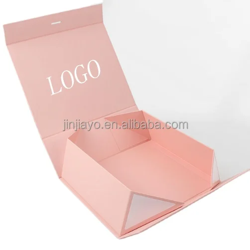 Customized Pink Folding Magnet Box for Shoes Clothing Perfumes Packaging Box Logo Custom Box Gift supplier