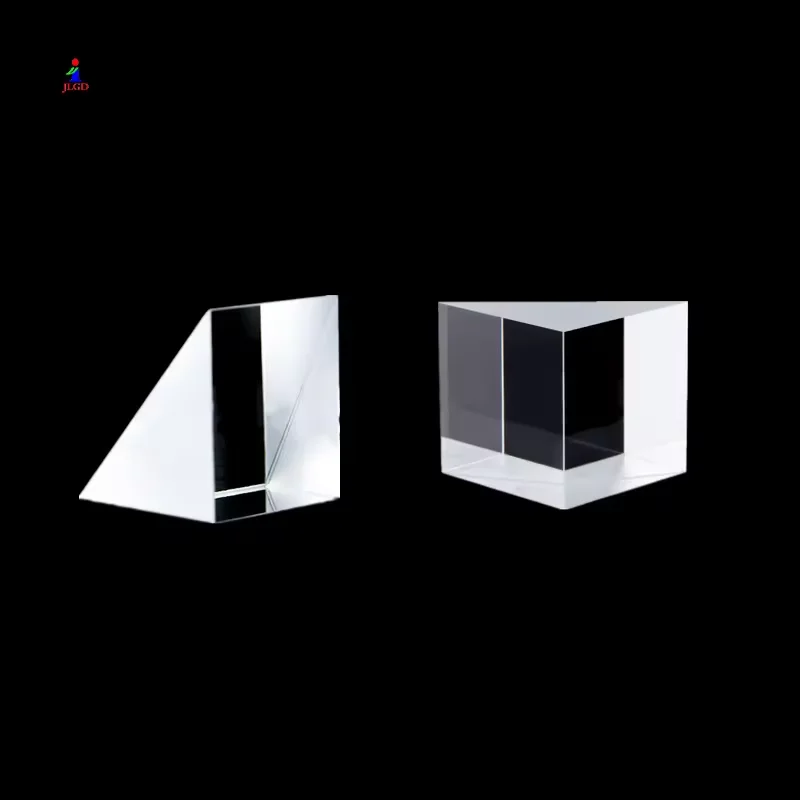 Manufacturer Triangular Optical Prism Customized Reflective Prism  Glass Right Angle Prism