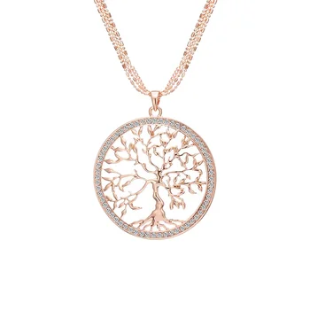 Alloy Metal Tree of Life diy Jewelry Earring Making Charm Wholesale Family Trees Necklace Women Pendant Connectors