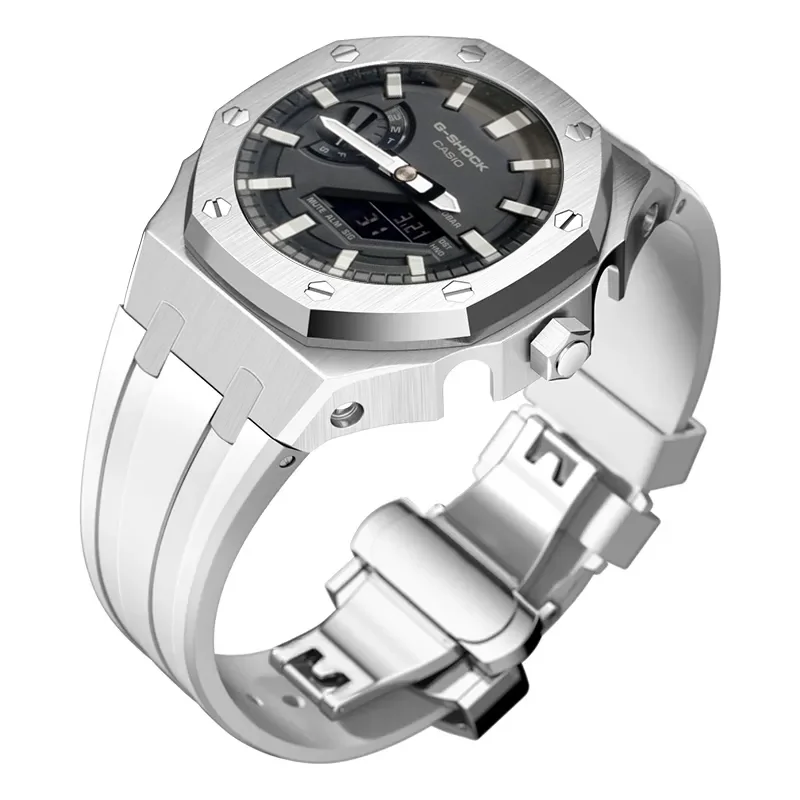 Mod Kit G Shock Ga2100 Stainless Steel Watch Band Strap And Case For ...