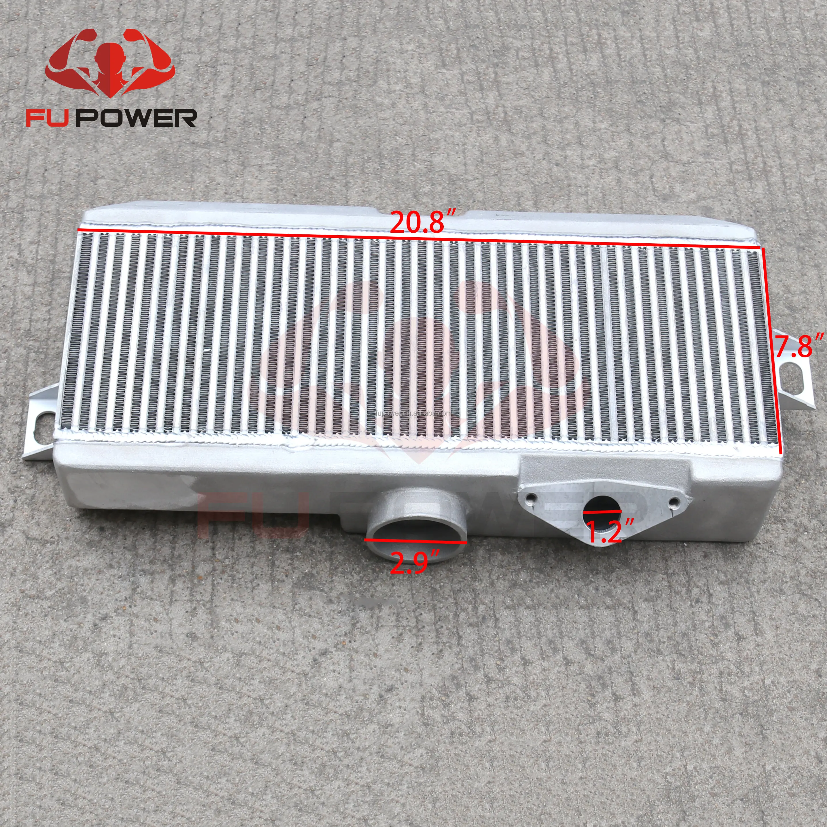 Intercooler For Subaru Wrx/sti Ej20 Ej25 Gd Impreza 02-07 Mount ...