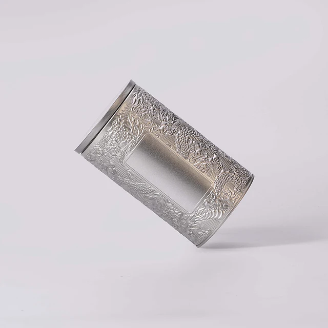 Round Metal Cookie Tin Packaging Food Grade Storage Canister Manufacturer