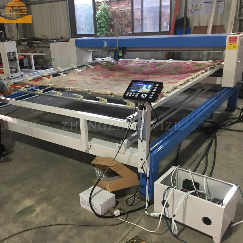 Computerized Single Needle Head Comforter Textile Quilting Machines Long Arm Duvet Bedding Sewing Machine for Quilts