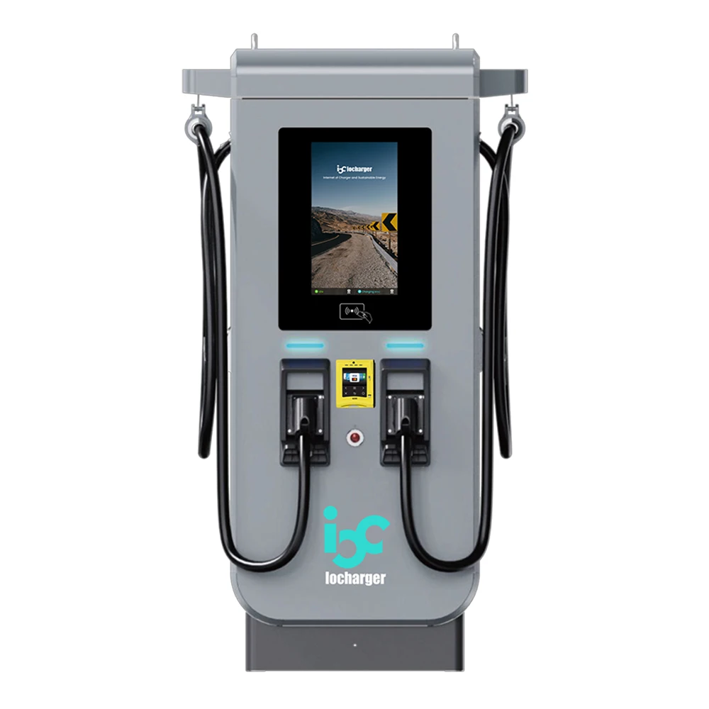 Ocpp Iso15118 Plug and Charge Ce Ccs1 Ccs2 Rfid Card Reader 120kw Fast Dc Ev Charger Station for Parking Lot Charging System