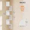 [Type B, Unlimited] Type B White 5-Tier Corner Shelf