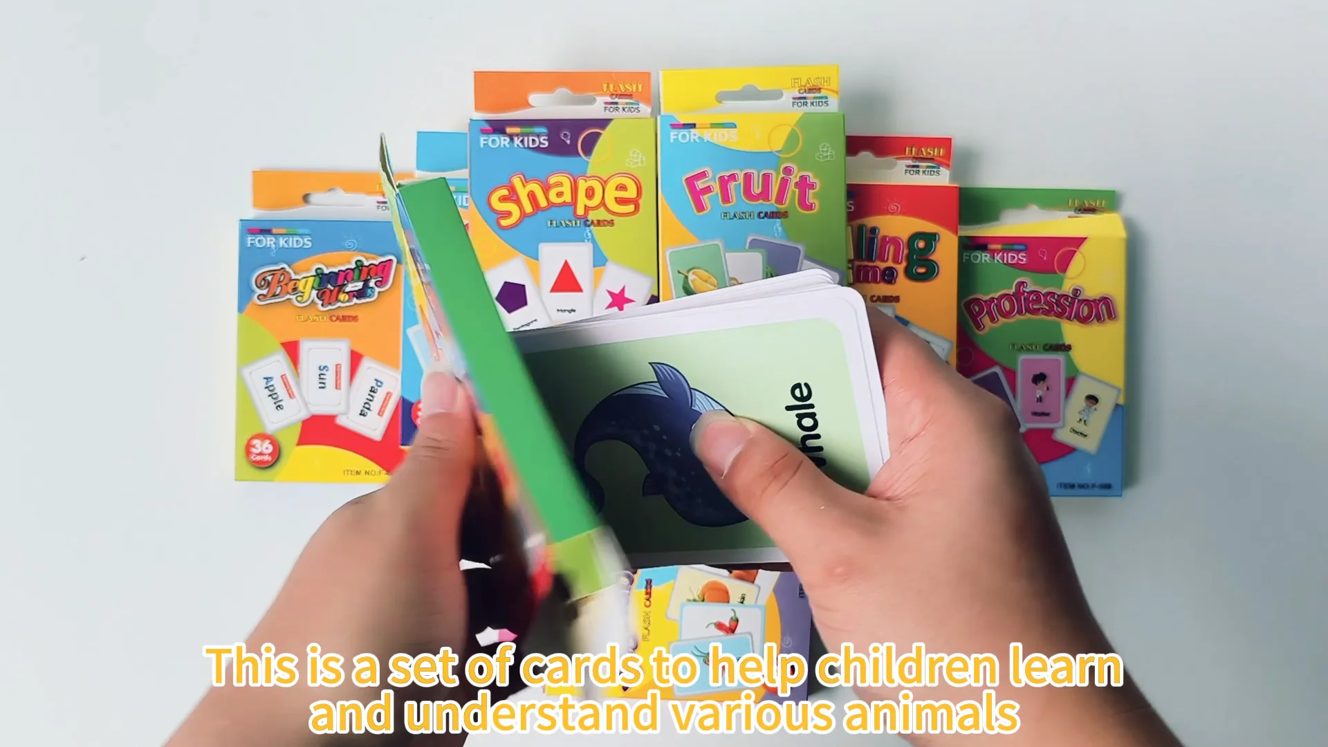 Flash Cards For Kids Educational Montessori Educational Toys Animal