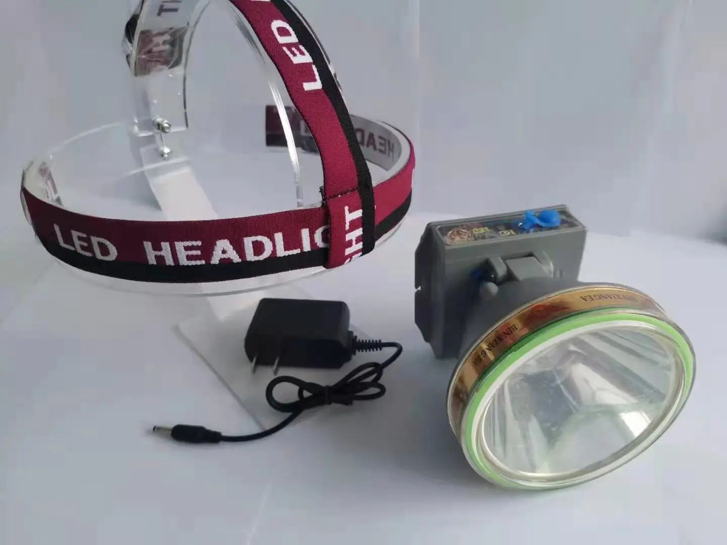 linternas alta potencia para cabeza LED recargable para casco de construcion 